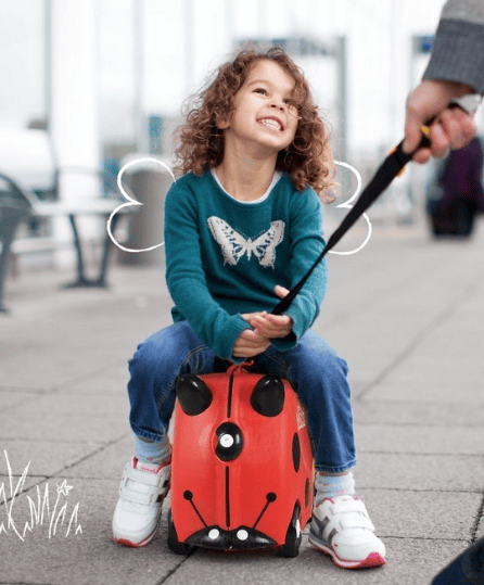 Ťahanie kufríka Trunki Harley Lienka